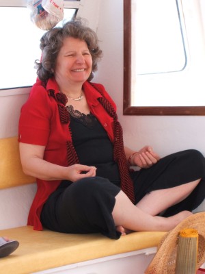 Dolores on the boat trip
