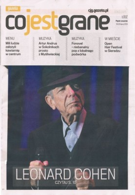 Gazeta CO JEST GRANE  cover