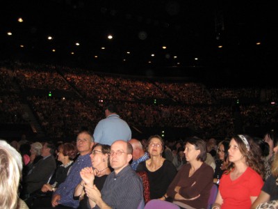 Crowd scene at start