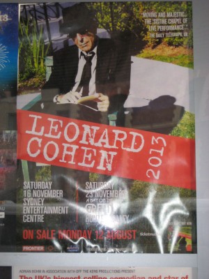 original sign attached to the outside wall of the Sydney Entertainment Centre