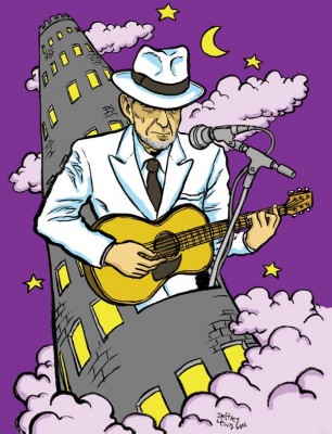Leonard in the Tower of Song by Jeff Lewis
