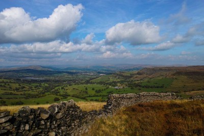 the view from the top of black edge moor