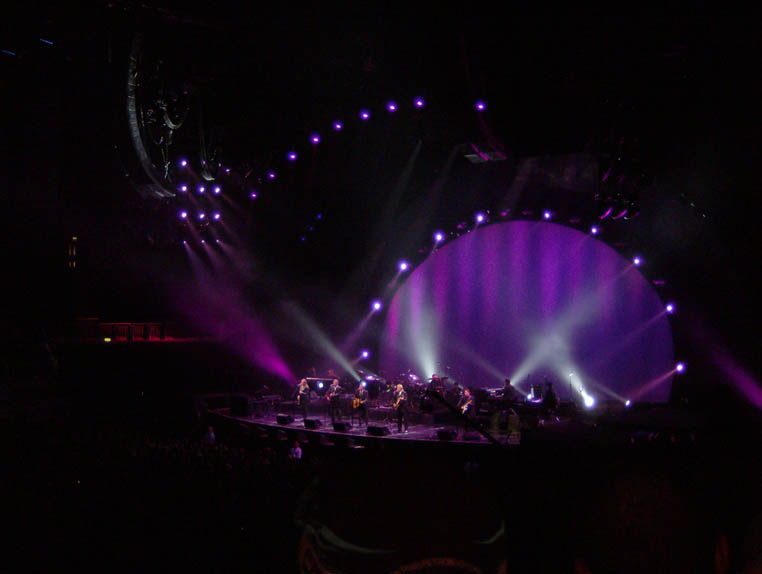The band playing, again photographed from my seat in 111 - first tier.