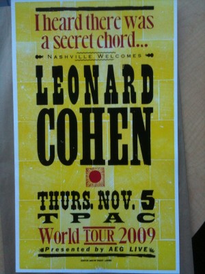 Hatch Show Prints Nashville show poster