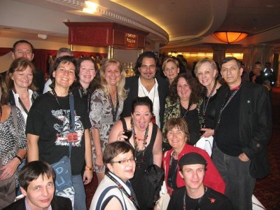 Front row: Phillip, Vlasta, Bonnie, Mary, Maarten.  Second row: Francoise, Lisa, Marie, Mary, Raphael, Marsha, Leslie, Diana, Roman. Third row: graham.putt/Graham, and the top of IrishAl's head